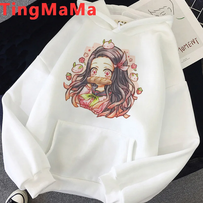 

Demon Slayer Kimetsu No Yaiba Nezuko hoodies male anime grunge Oversized printed men sweatshirts clothing harajuku plus size