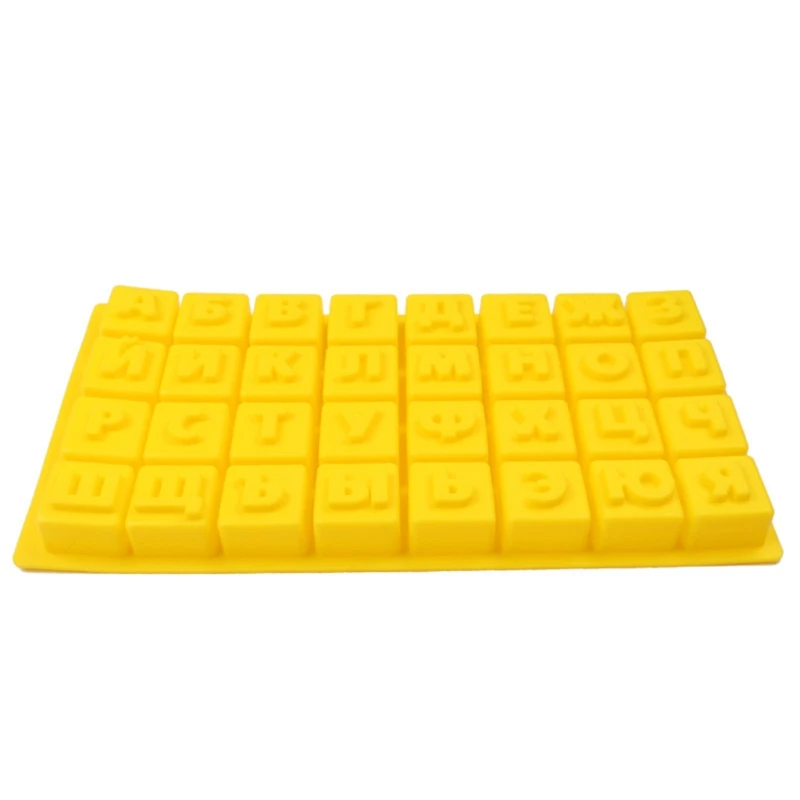 

Russian Alphabet/Letters Silicone Mold DIY Candy Pudding Fondant Chocolate Mould