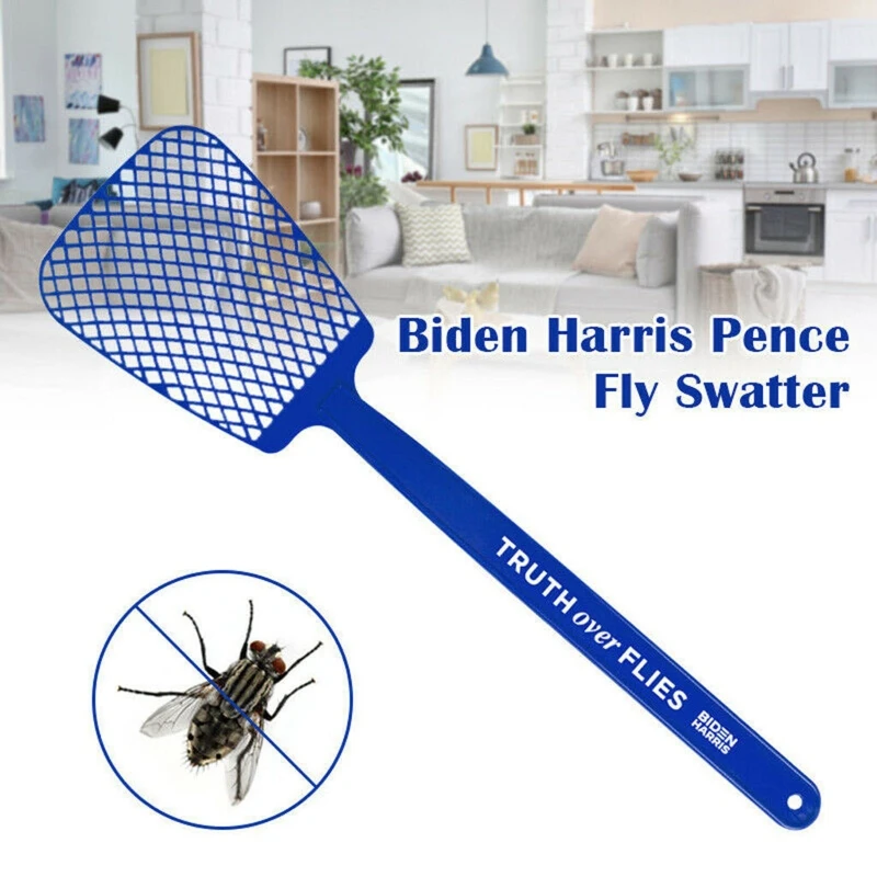 

Truth Over Flies Swatter Fly Swatters Sticker Flexible Long Handle Manual Swat 85LA