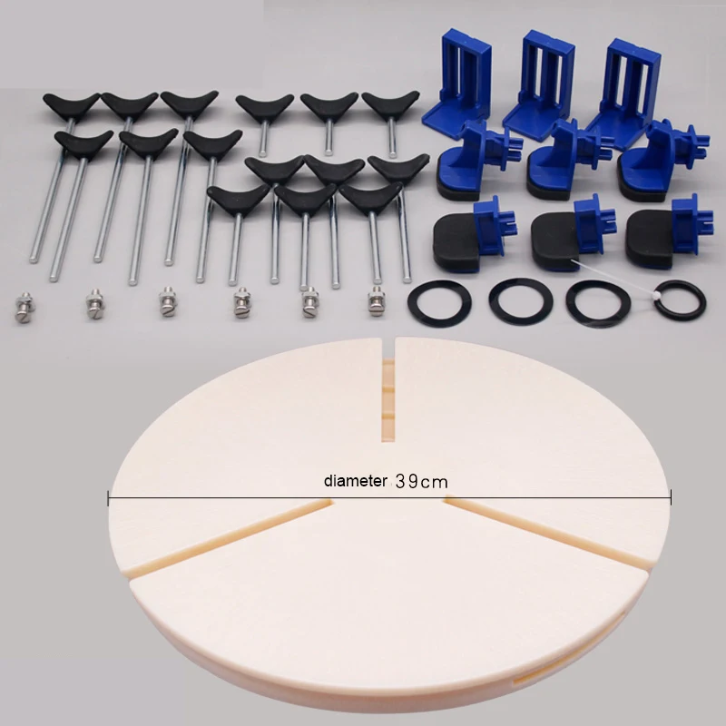 

Pottery Tools Trimming Repair Clip Holder Vase Bowl Ceramic Art Holder Clip On Pottery Wheel ABS Plate Centering Holding Tool