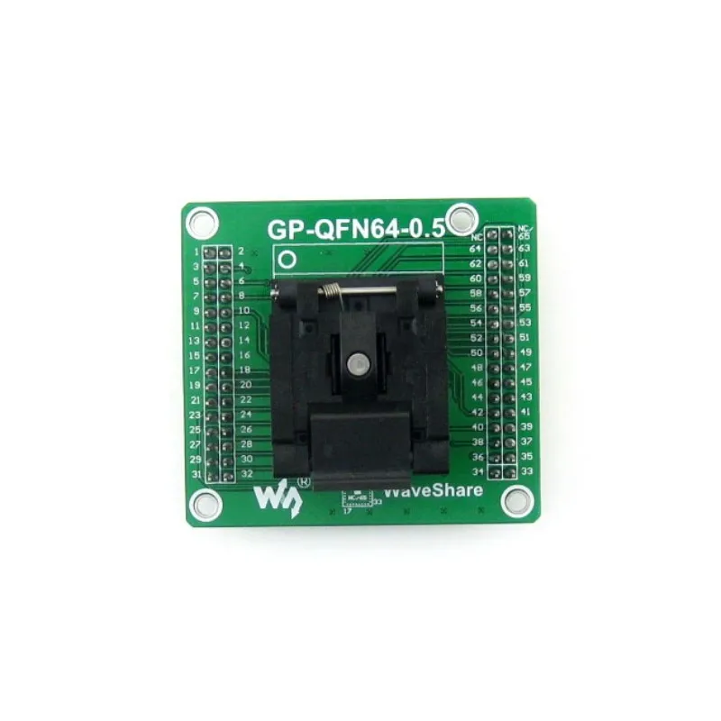 QFN-64BT-0.5-01 с печатной платой QFN64 MLF64 MLP64 Enplas IC Тесты гнездо адаптера