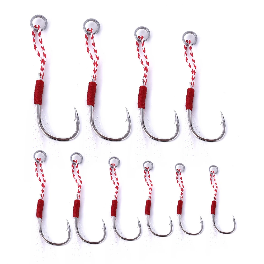5 шт. Крючки для рыбалки с леской и пером|Рыболовные крючки| |