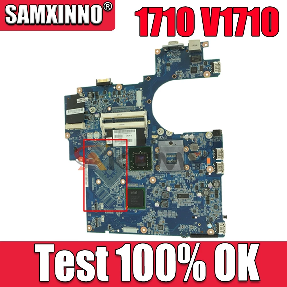 

Akemy для Dell Vostro 1710 V1710 Материнская плата ноутбука DDR2 Бесплатная Процессор JAL60 LA-4131P CN-0Y185C 0Y185C основная плата