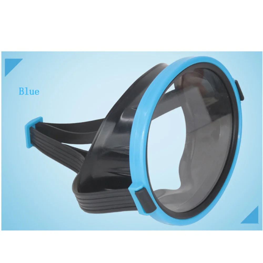 

1 Pc Diving Mask Waterproof Glass Swim Goggle PE Frame Swimming Mask Anti-Fog Dive Goggle (Blue)