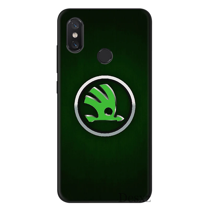 B9 Силиконовый для мобильных телефонов Чехол для XiaoMi 9T CC9 E A3 Pro Mi 9T CC9 E A3 Pro MAX, возраст 3, 6, 8, 9, F1 A1 A2 5X 6X Lite Полное покрытие для автомобиля Skoda логотип мешок - Цвет: B9