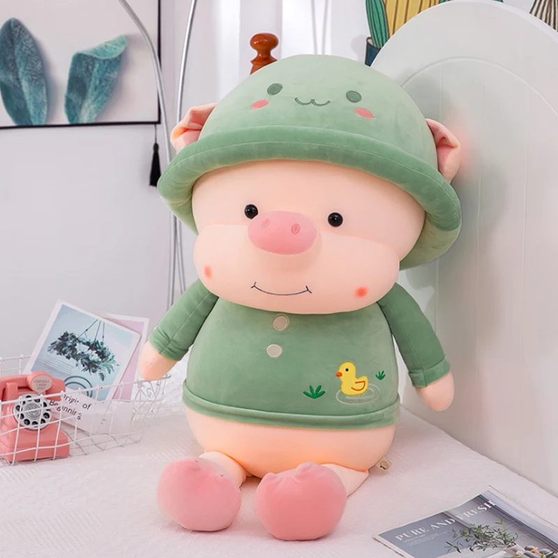 

Kawaii Pig Plush Poy Piggy Doll Sleeping Pillow Super Soft Home Decoration Nice Gift For Kids