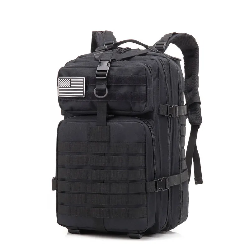 Военный Рюкзак Molle, тактическая армейская штурмовая сумка, 3P EDC, рюкзак для походов, кемпинга, охоты, камуфляж, водонепроницаемый пакет 45L