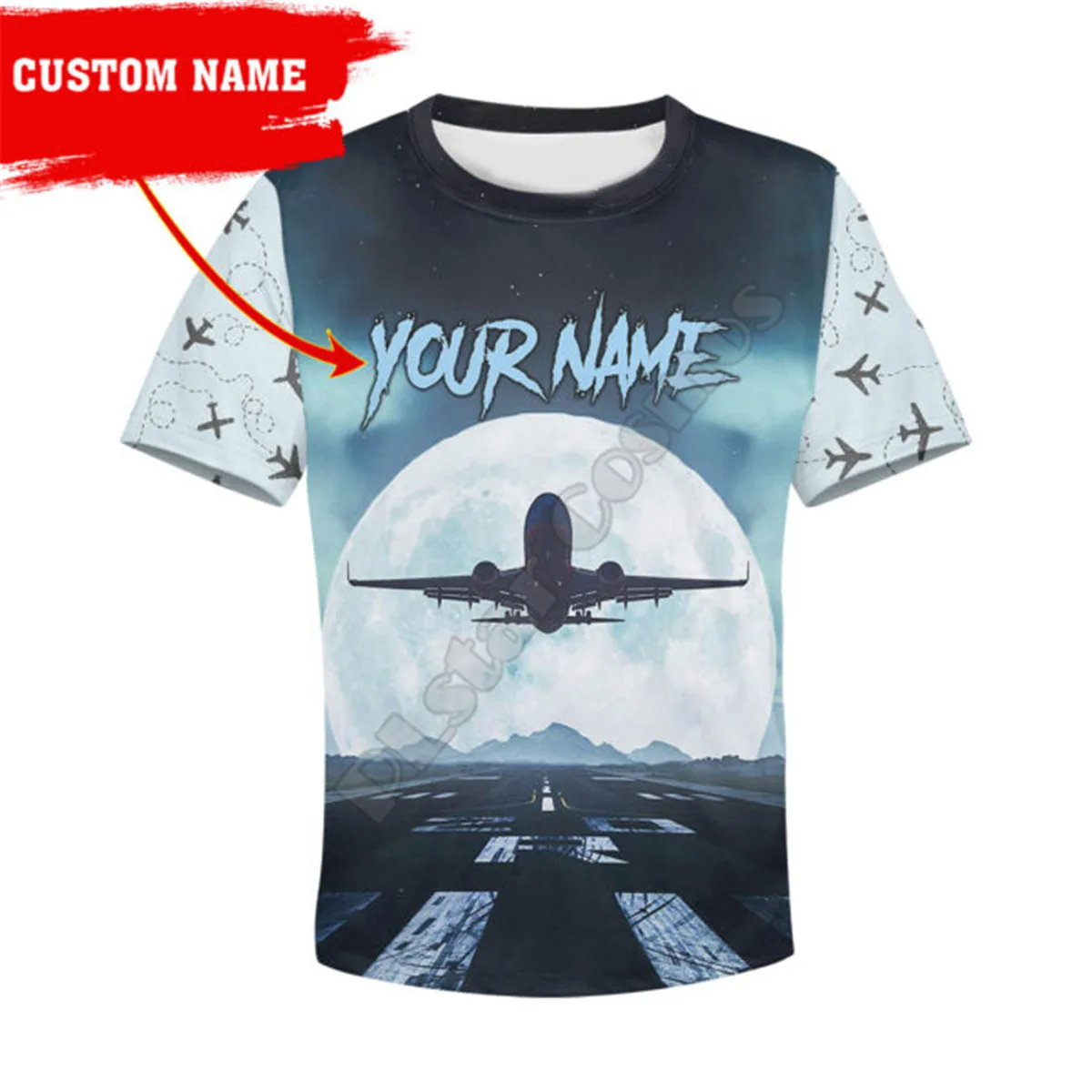 

Personalized your name Love Airplane Printed Hoodies Kids Pullover Sweatshirt Tracksuit Jacket T Shirts Boy Girl Funny Apparel