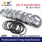 Уплотнительное кольцо из бутадиен-нитрильного каучука, диаметр 8587 мм, внутренний диаметр 9092 мм, 9597 мм, 100140 мм, 5,3 мм