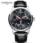 Часы наручные мужские автоматические, оригинальные модные многофункциональные водонепроницаемые светящиеся механические, с календарем