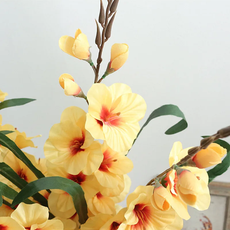 Flone 75 см искусственные цветы Орхидея для свадьбы домашний декор аксессуары