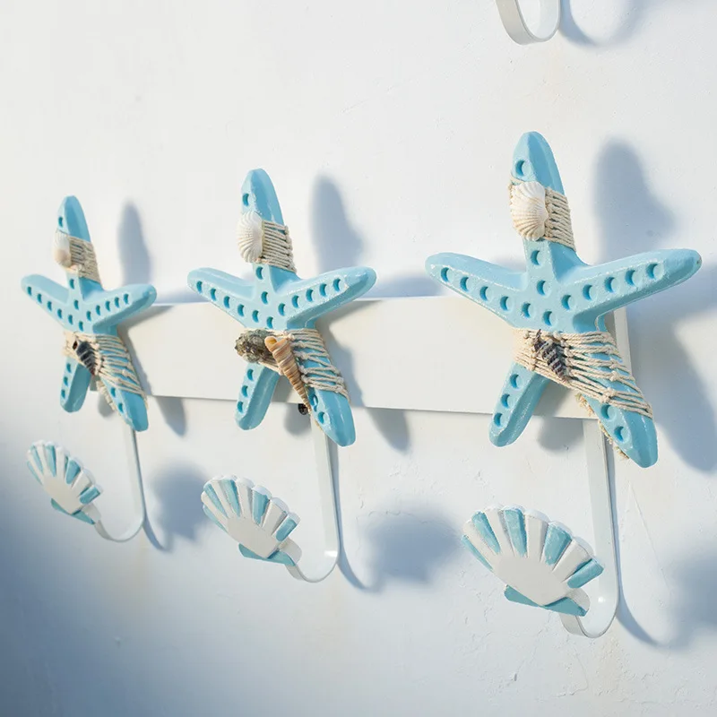 Железные настенные крючки в средиземноморском стиле вешалка для детской комнаты