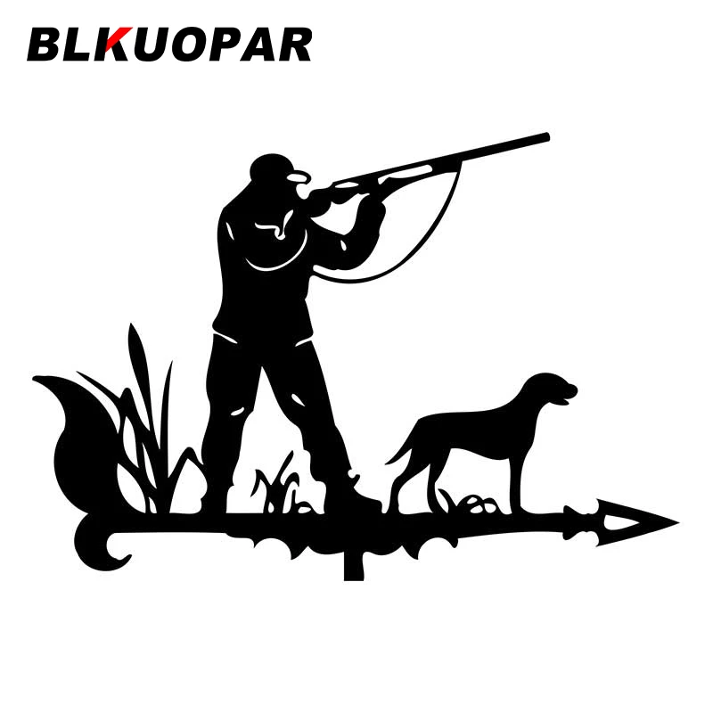 Черный печатный автомобильный стикер силуэта охотничьих икон, вырезанный из винила для защиты от солнца, окклюзии и царапин, графический аксессуар.