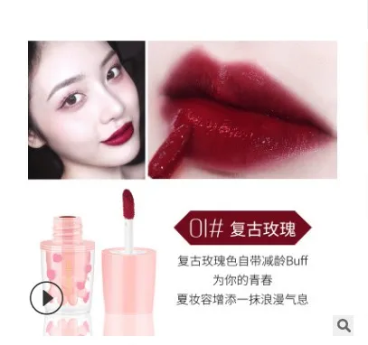 1 шт. блеск для губ глазурь водостойкая стойкая матовая губная помада бархатный