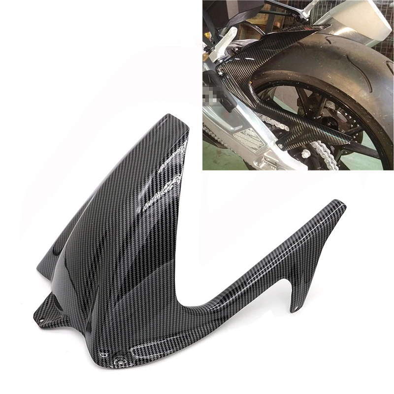 Carbon Black Rear Wheel Hugger Fender Mudguard Cover Fairing For BMW S1000RR S 1000 RR 2009 - 2018 S1000R 2014 - 2018 2017 2016