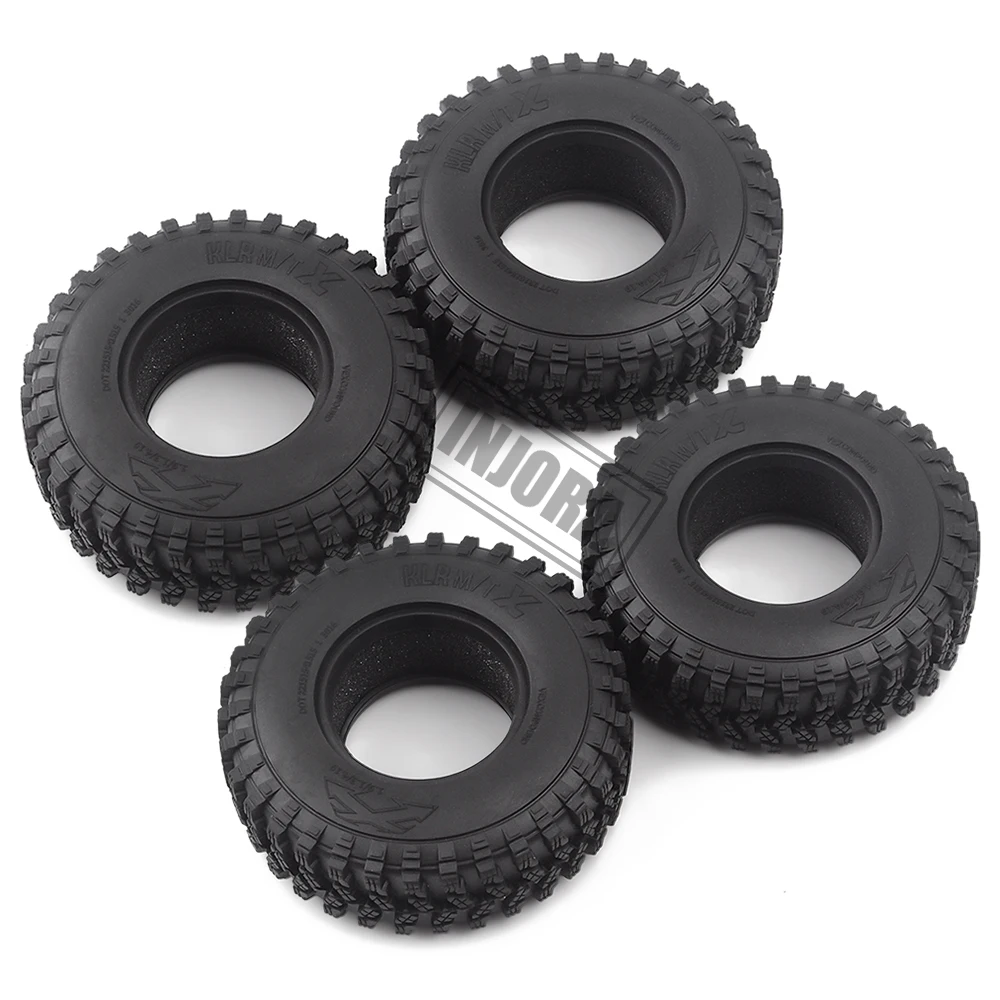 4 шт. 1 9 &quotрезиновые колеса Voodoo KLR 105*35 мм для 1:10 RC Гусеничный осевой SCX10 D90 TF2 MST