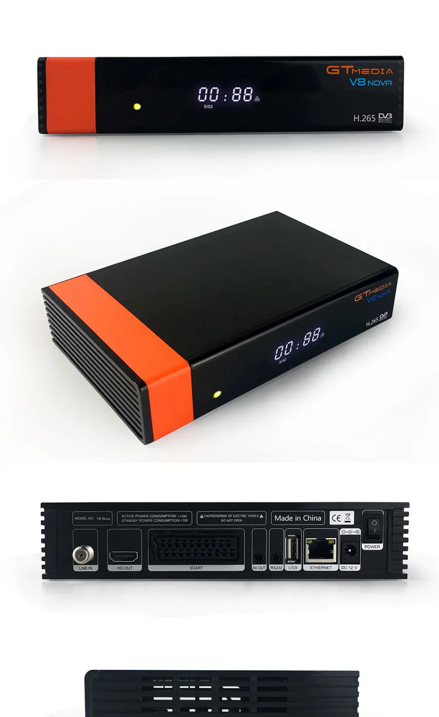 Рецептор Gtmedia V8 Nova встроенный wifi freesat v8 супер DVB-S2 1 год Cccam Cline на 1 год ТВ коробка такая же как V9 супер ТВ приемник