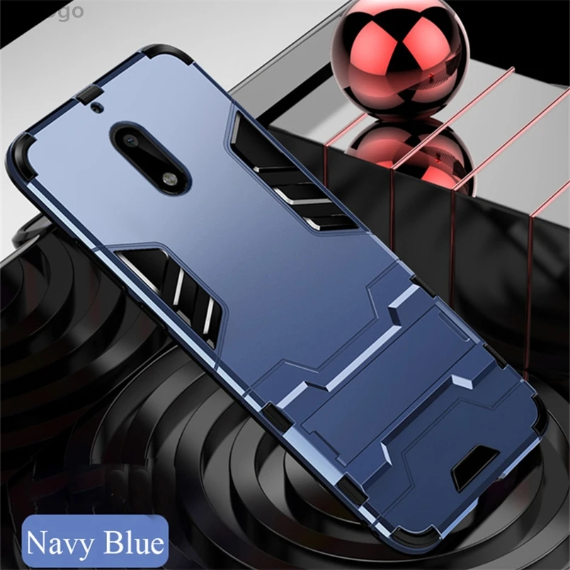 Lightweight Slim Cover For Nokia 9 8 7 6 5 3 2 1 2.1 Hybrid Armor Kickstand Case 2018 Plus Sirocco X6 X5 DYee |