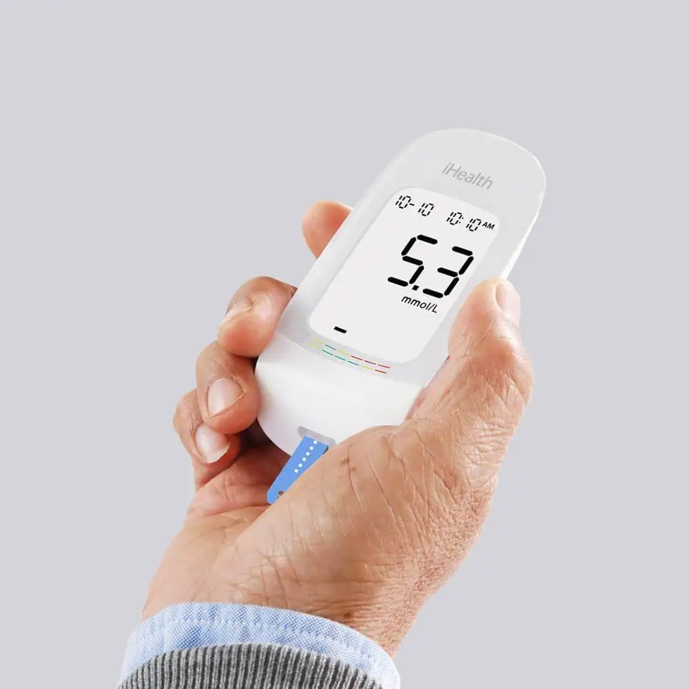 Xiaomi Оригинал IHealth измеритель уровня глюкозы в крови W тест-полоски Lancets умный