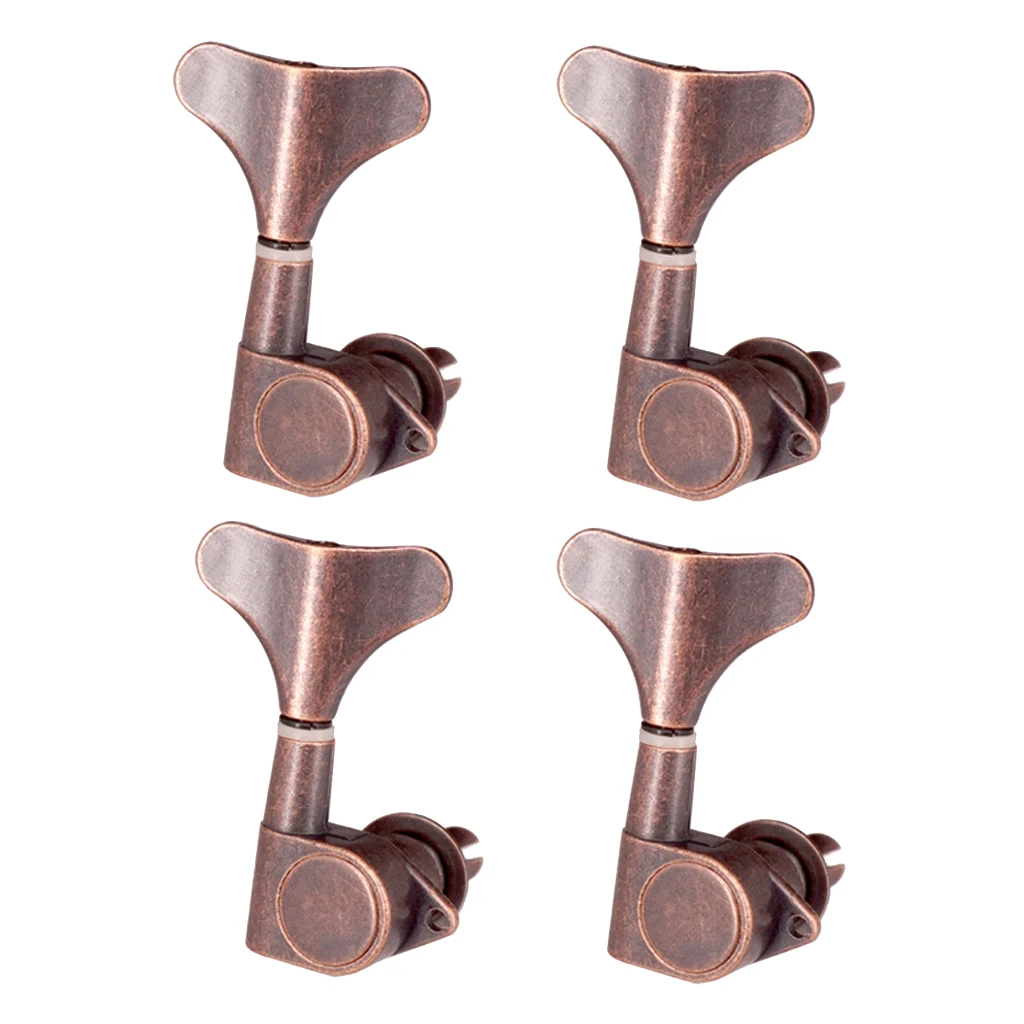 Кнопки хвост Bass String Tuners Pegs keys машинная головка 4R красная бронза | Спорт и