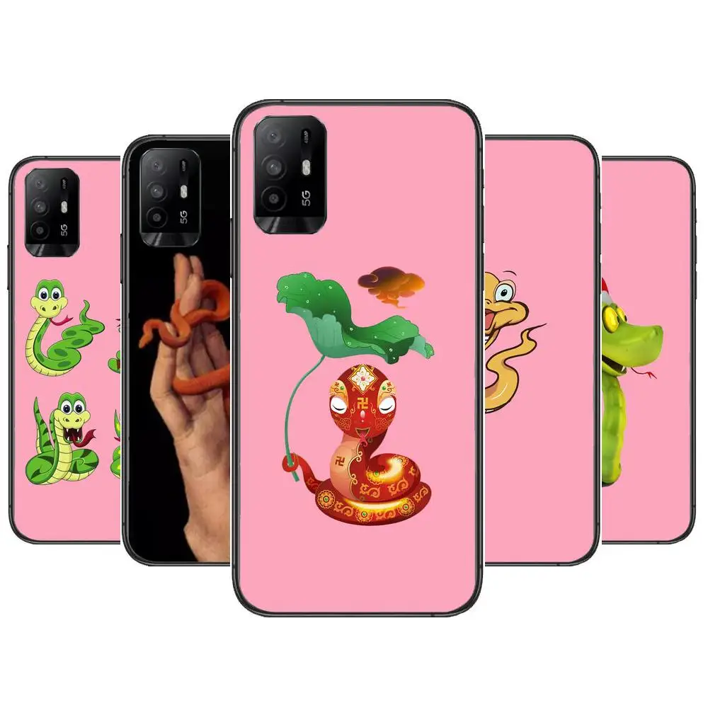 

Lovely snake animal CoverFor Realme C3 Case Soft Silicon Back cover OPPO Realme C3 RMX2020 Coque Capa Funda find x3 pro C21 8 Pr