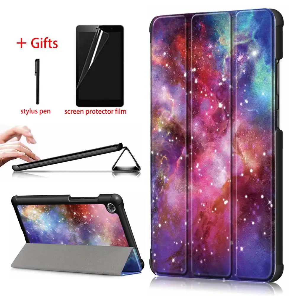 Тонкий чехол на магните для lenovo Tab M7 TB-7305x TB-7305i TB-7305f подставка откидной крышкой +
