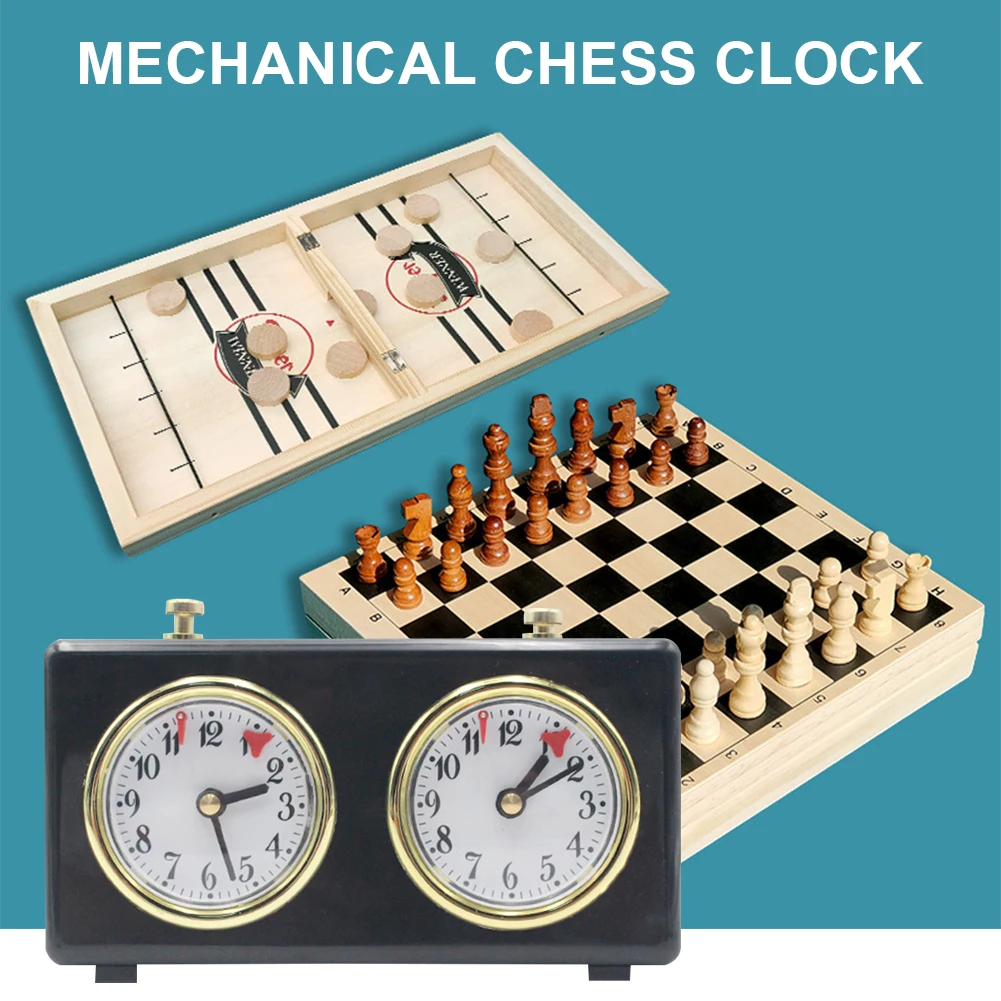 International Checkers &amp Chess Board Game Accessory Windup Clock Timer Competition Set | Спорт и развлечения