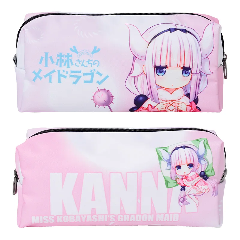 Аниме Miss Kobayashi's Dragon Maid Kanna Tohru чехол карандаш для косплея школьные канцелярские