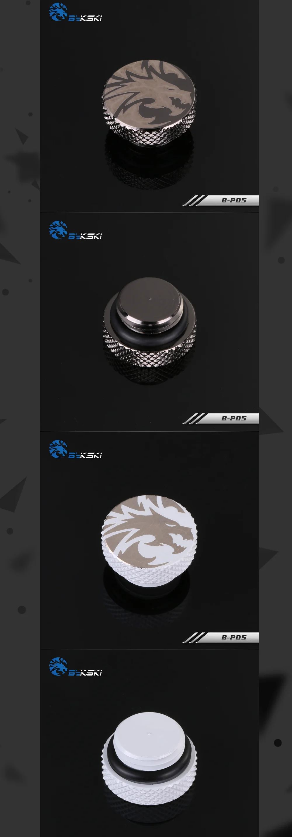 Bykski B-PD5 Boutique Frost dragon, несколько цветов, G1/" Водная пробка, для подключения розетки и изменения пути потока воды