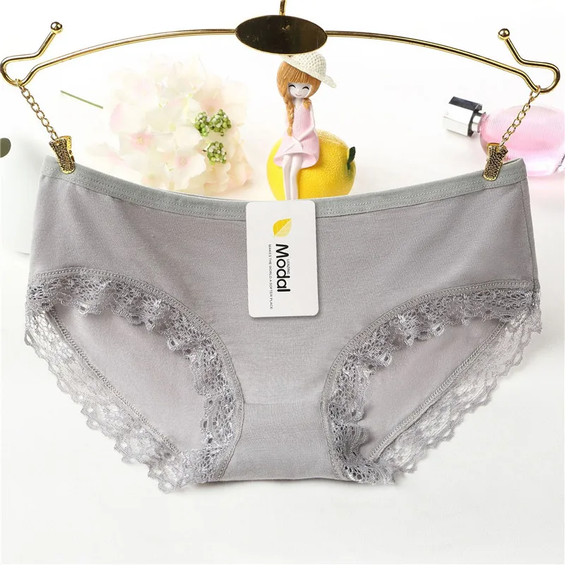 Трусики женское нижнее белье сексуальные кружевные трусики женские из модала