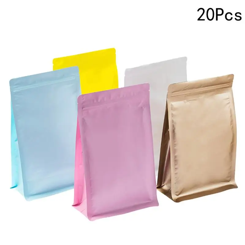 

20 шт., пакеты для кофе из алюминиевой фольги