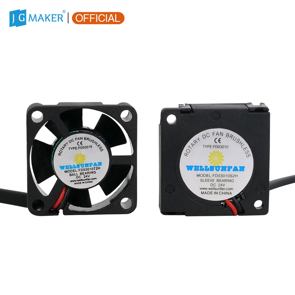 JGMAKER A3S A5 A5S 3D принтеры вентилятор экструдера Uper и вниз без листового металла 24V 0.1A
