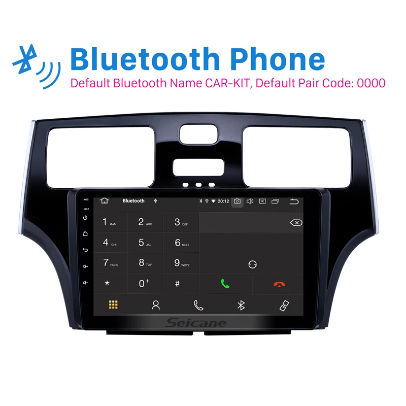 Автомобильный мультимедийный стереоплеер Seicane 9 дюймов Android 0 с GPS для 2001 2002 2005 Lexus