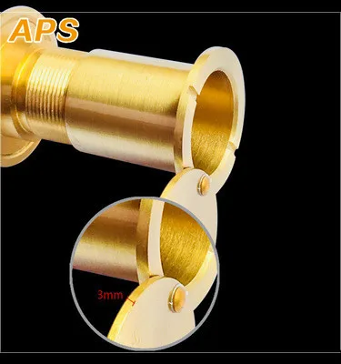 2 шт. Новый дверной глазок с углом обзора 200 градусов Безопасный Скрытый