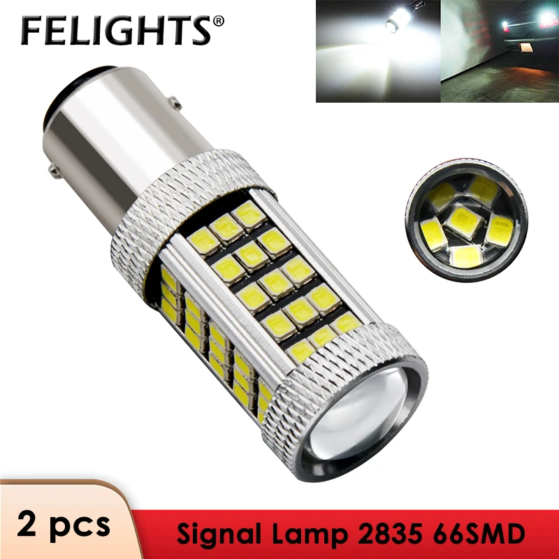 

2 шт. 1156 BA15S P21W светодиодный BAU15S PY21W BAY15D светодиодный лампы 1157 P21/5 Вт 2835 66SMD авто лампы противотуманных фар автомобиля светильник 12V - 24V Янтарна...