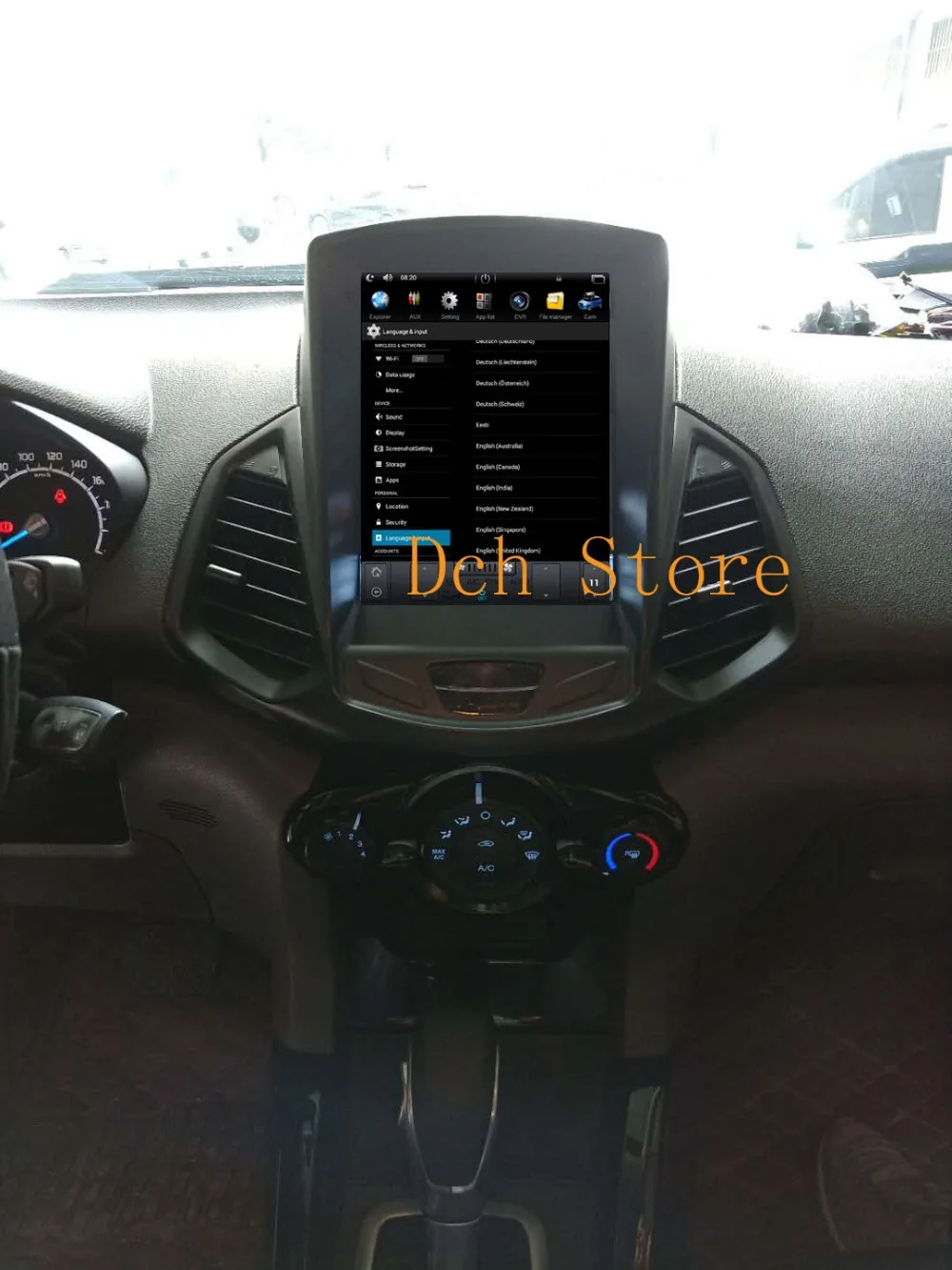 Автомобильный DVD плеер с экраном 10 4 дюйма Android 9 0 вертикальный Тесла GPS навигация