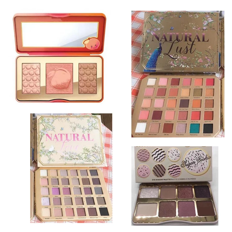 Коллекция макияжа глаз какао контур с кисточкой вожделение шоколад тени для век