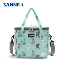 Outdoor Insulated Lunch Bag Cooler Camping BBQ Picnic Lunch Box Tote Backpack Thermal Bento Box Food Storage Shoulder Bag