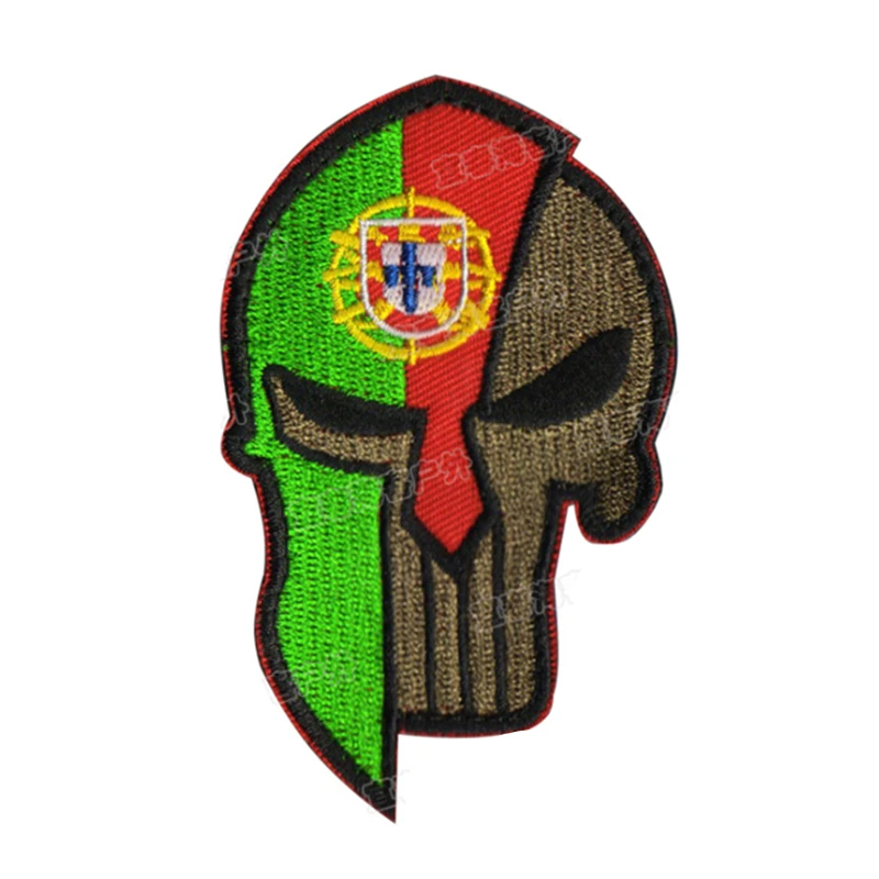 Португалия португальский Национальный флаг вышивка патч вышитые патчи Военная