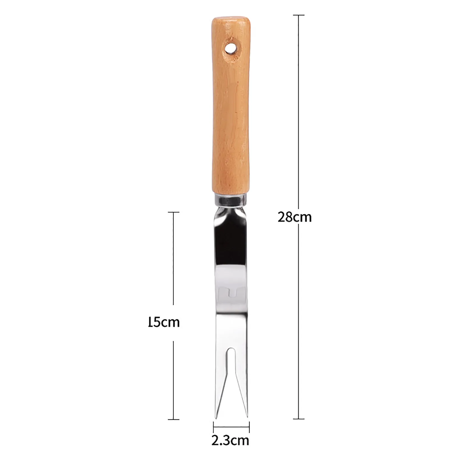 

1pc Garden Weeder With Wooden Handle Manual Stainless Steel Weeder Convenient Garden Planting Tools Narzdzia Ogrodnicze#H