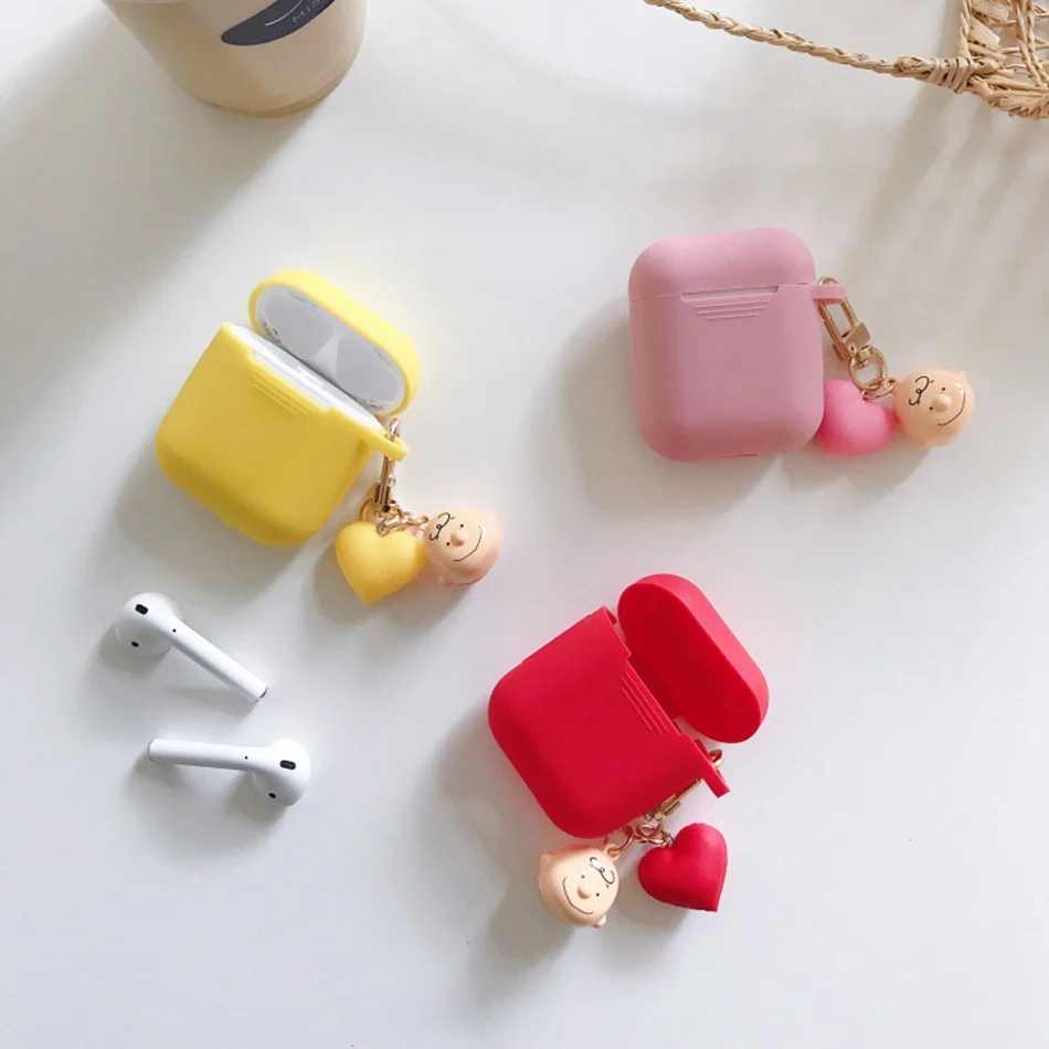 Чехол для наушников AirPods чехол с мультяшной роскошной сумкой Apple Airpods 2 подвеской