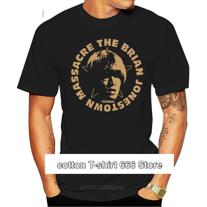 

Camiseta negra de la Band de Rock American de Брайан Jonestown для мужчин, talla S, 3Xl