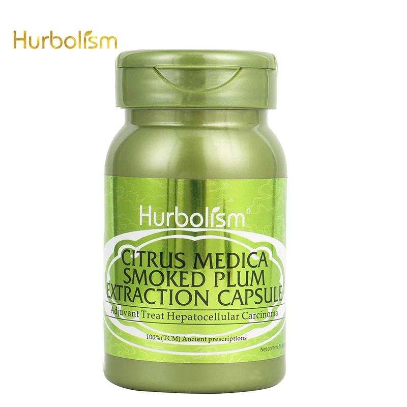 

Цитрусовые капсулы для экстракции сливы Hurbolism Citrus medica, адъювант помогает гепателлярной карциноме, натуральный растительный экстракт, 50 шт.