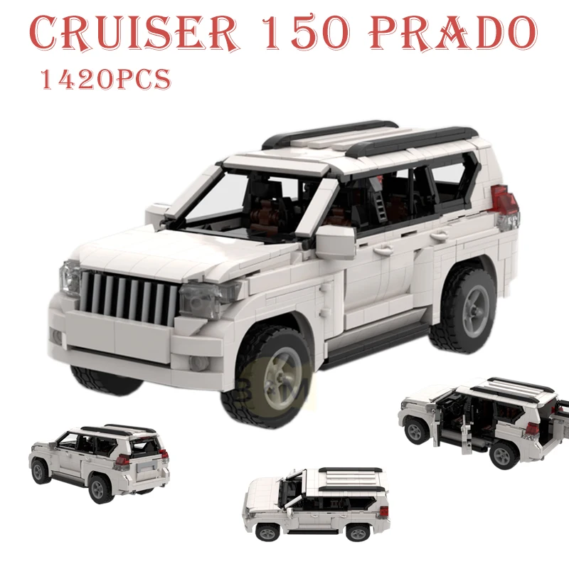 Новинка 2021 модель автомобиля Land Cruiser 150 Prado набор для самостоятельной сборки