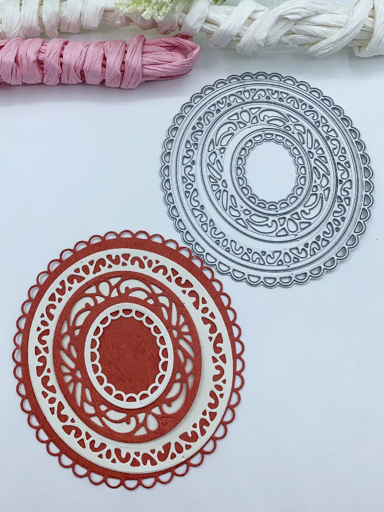 

Loop lace Cutting Dies DIY Embossing Dies Cutter Craft Paper Card Scrapbooking Making Cut Die Mold