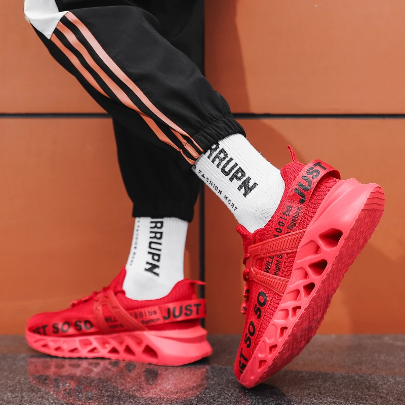 Men Running Shoes 2021 Comfortable Sport Women Trend Lightweight Jogging Unisex Sneakers Breathable Zapatillas 36-47 | Спорт и
