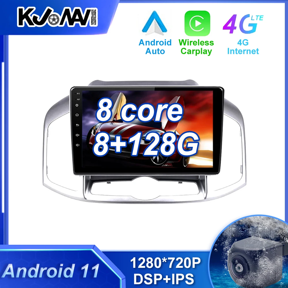 

8+128G Android 11.0 stereo auto multimedia-player radio GPS navigation for Chevrolet Captiva 1 2011 - 2016