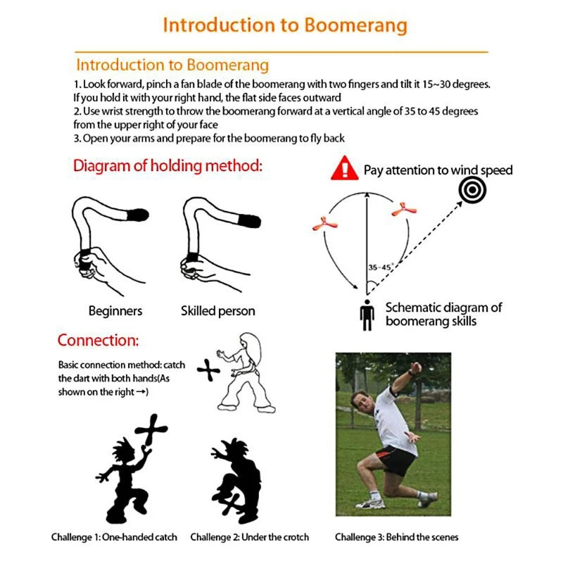 

1PC Soft Material Boomerang Family Outdoor Sports Boomerang Toddlers Gifts Outdoor Gifts for Boys Safety Flying Disc