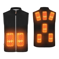 8 zone heating vest electric heating vest sleeveless jacket rechargeable unisex outdoor winter warm jacket heating