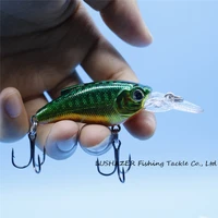 1pc 8g 5cm rattling crankbaits fishing lures wobblers for pike lure minnow hard bait artificial black minnow fishing accessories